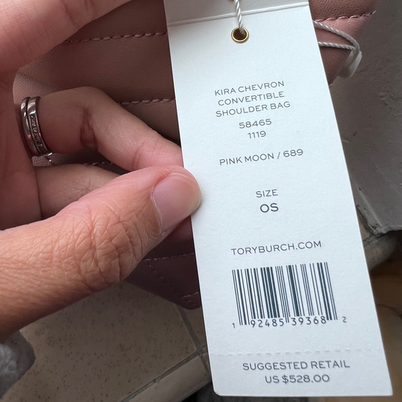 (Sold) Tory Burch - Kira Chevron Convertible Shoulder Bag - Picture 4 of 4